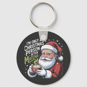 Porte-clés Je ne suis qu'une personne de Noël après avoir bu