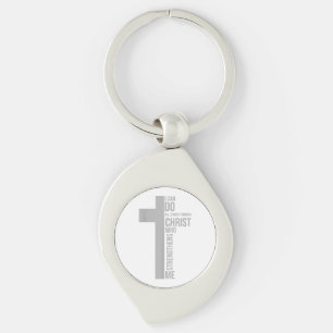 Porte-clés Je Peux Faire Tout Par Le Christ Qui Renforce