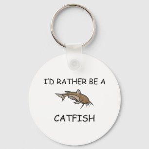 Porte-clés Je Préférerais Être Un Catfish