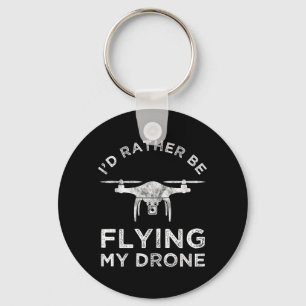 Porte-clés Je Préférerais Voler Mon Drone