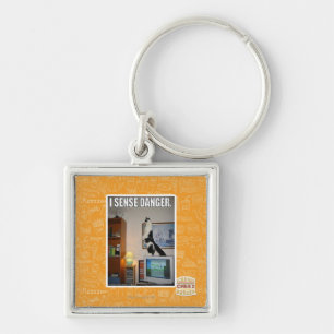 Porte-clés Je sens le danger