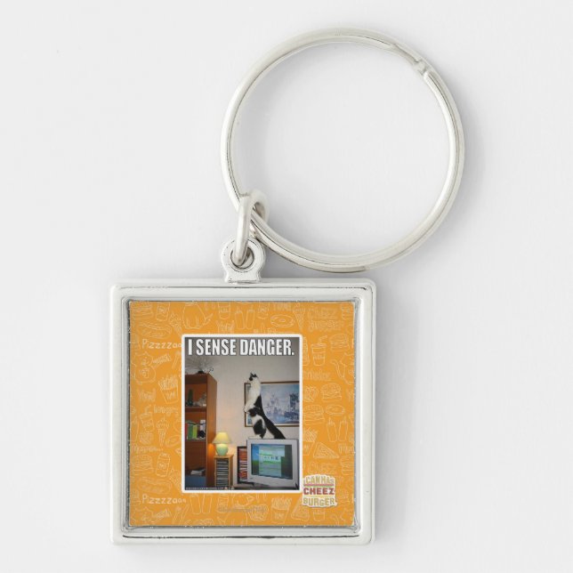 Porte-clés Je sens le danger (Devant)