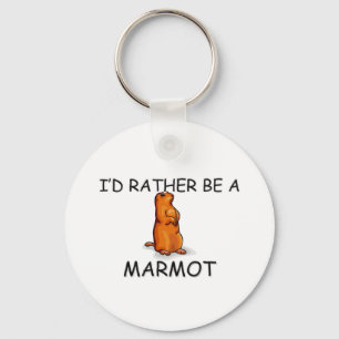 Porte-clés Je serais plutôt Marmot