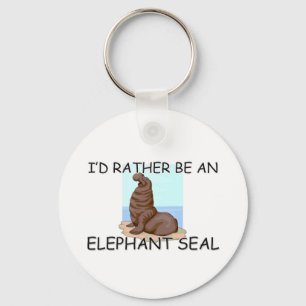 Porte-clés Je serais plutôt un phoque d'éléphant