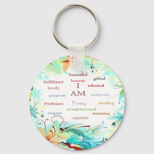 Porte-clés Je suis..... (Recto)