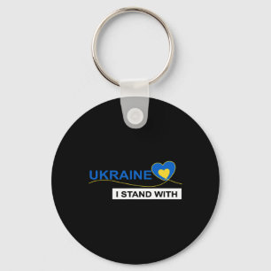 Porte-clés Je suis avec l'Ukraine Arrêtez la guerre Protestat