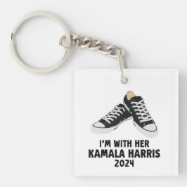 Porte-clés Je suis avec sa Kamala Harris Soutien Kamala Harri