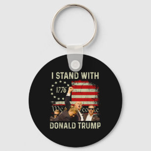 Porte-clés Je Suis Avec Trump Drôle Trump 2024