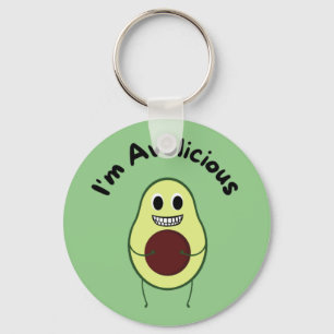 Porte-clés Je suis Avolicious - Funny Fruit Pun