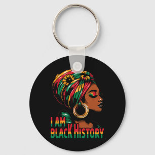 Porte-clés Je Suis Black History Mois African American Junete