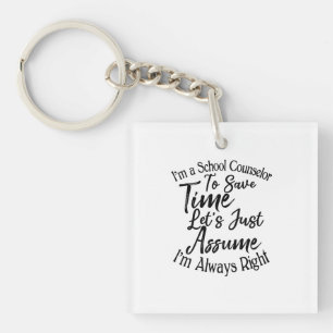 Porte-clés Je suis conseiller scolaire pour gagner du temps