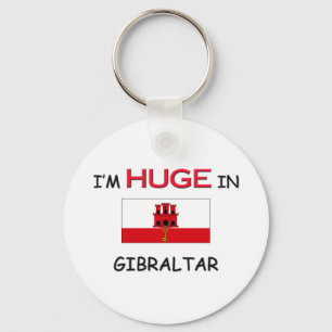 Porte-clés Je suis ÉNORME AU GIBRALTAR