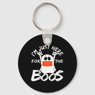 Porte-clés Je suis juste ici pour les huées Halloween drôle d