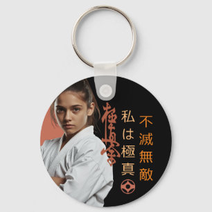 Porte-clés Je suis Kyokushin - Inébranlable, Inarrêtable, Kar