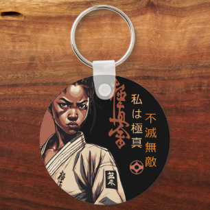 Porte-clés Je suis Kyokushin - Infrangible, Inarrêtable, Kara
