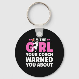 Porte-clés Je suis la fille contre qui votre coach vous a mis