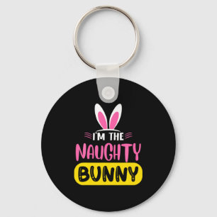 Porte-clés Je Suis Le Lapin Vilain Oreilles De Lapin Oeuf Drô