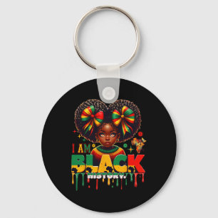 Porte-clés Je suis le Mois de l'histoire des Noirs Afro-Améri