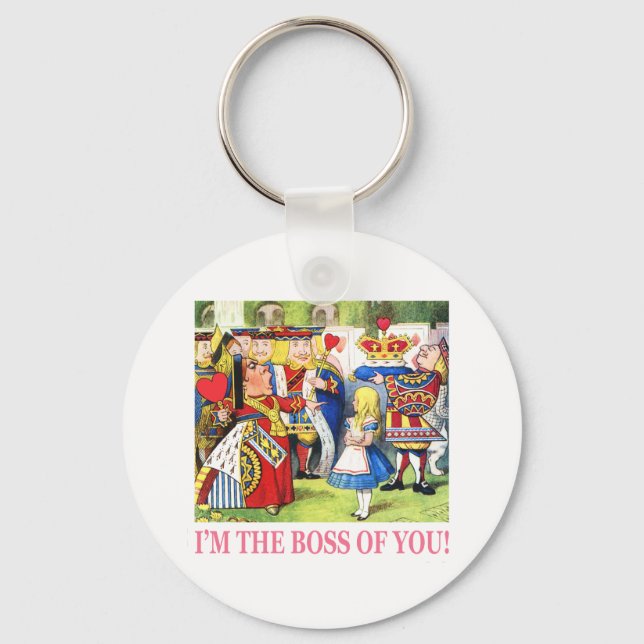 Porte-clés Je suis le patron de toi ! (Recto)