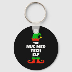 Porte-clés Je suis le technicien en médecine nucléaire elfe f