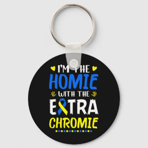 Porte-clés Je suis l'Homie avec le syndrome de Chromie Down e