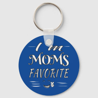 Porte-clés Je suis Moms Favorite Funny Dire camion