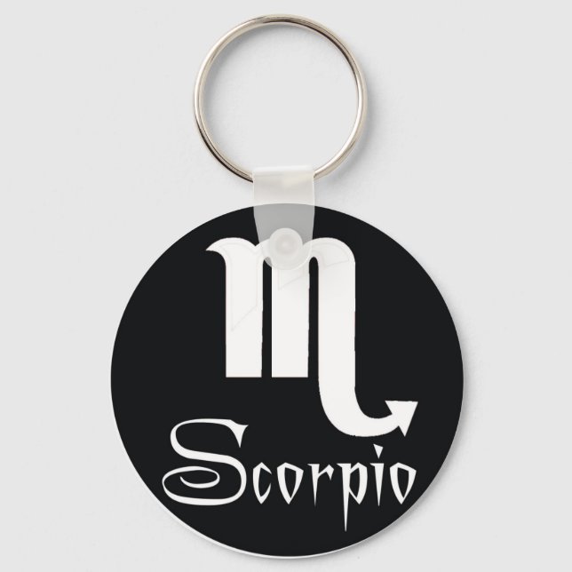 Porte-clés Je suis Scorpio (Recto)