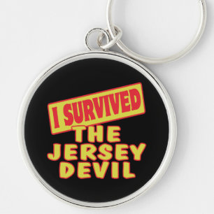 PORTE-CLÉS JE SUIS SURVIVANT DU DIABLE DU NEW JERSEY