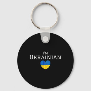 Porte-clés Je suis ukrainien Fier d'être d'Ukraine Souvenir