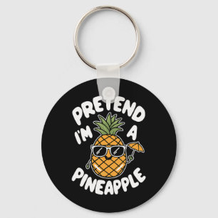 Porte-clés Je suis un ananas