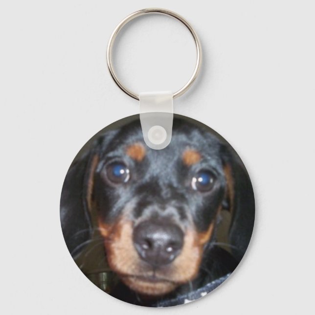Porte-clés Je suis un Daschund ! ! (Recto)