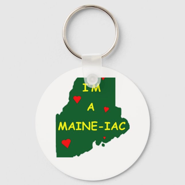 PORTE-CLÉS JE SUIS UN IAC MAINE (Recto)