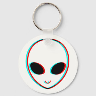 Porte-clés Je suis un porte - clé alien
