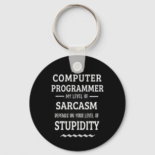 Porte-clés Je Suis Un Programmeur Informatique