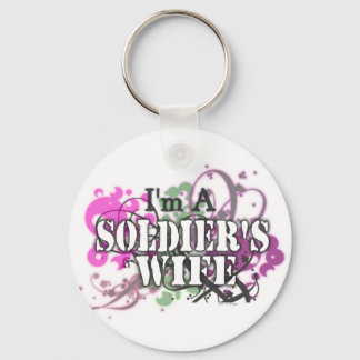 Porte-clés Je suis une femme de soldat