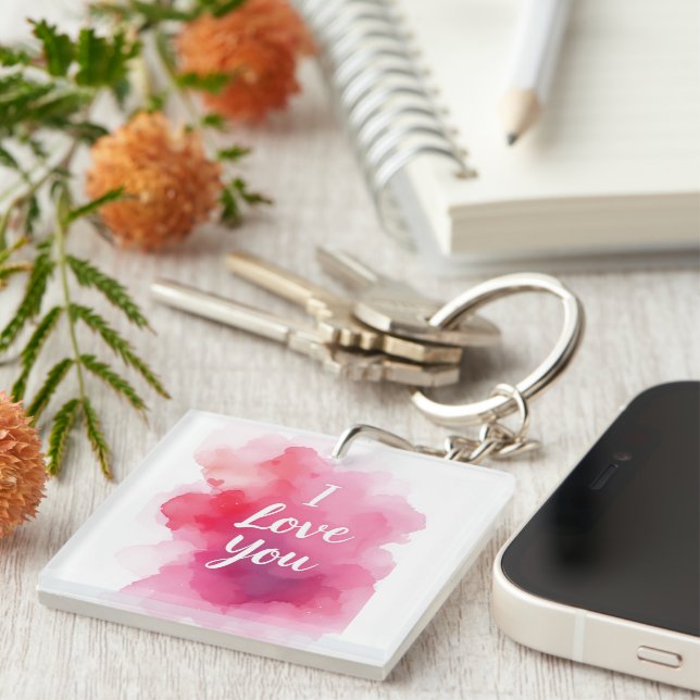 Porte-clés Je T'Aime (Devant Droit)