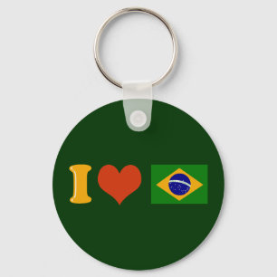 Porte-clés Je t'aime Brésil