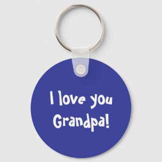 Porte-clés Je t'aime grand-père