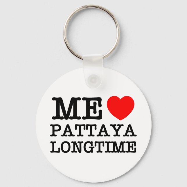PORTE-CLÉS JE T'AIME PATTAYA DEPUIS LONGTEMPS (Recto)