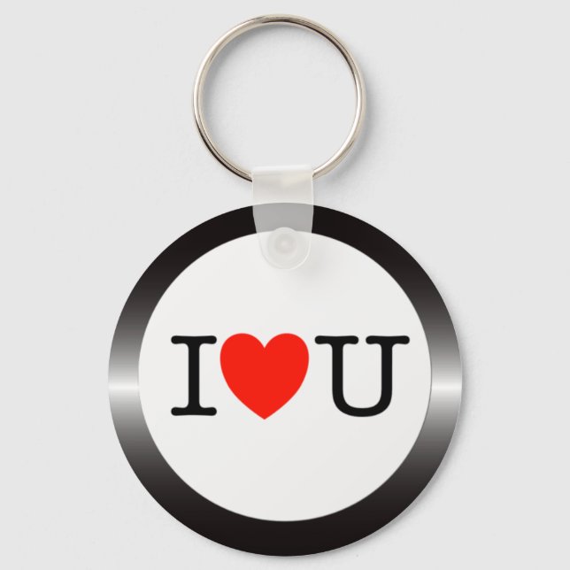 Porte-clés Je t'aime porte - clé (Recto)