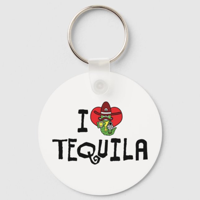 Porte-clés Je t'aime Tequila Heart (Recto)