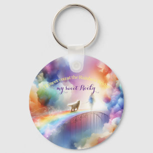 Porte-clés Je te rencontrerai au Rainbow Bridge
