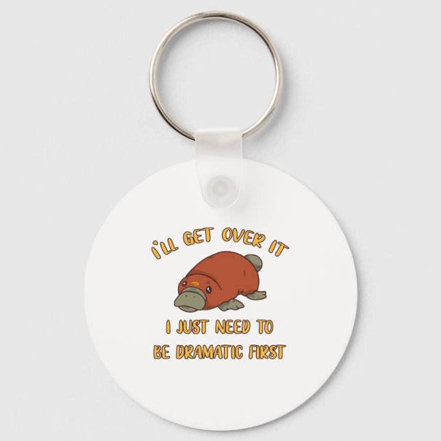 Porte-clés Je vais passer au-dessus de Platypus (Recto)