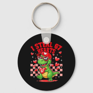 Porte-clés Je vole 67 cœurs Saint-Valentin 67 Meme 6 7 T-re
