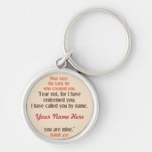 Porte-clés "Je vous ai appelés de nom" porte - clé