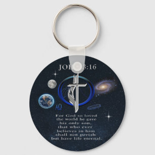 Porte-clés Jean 3:16