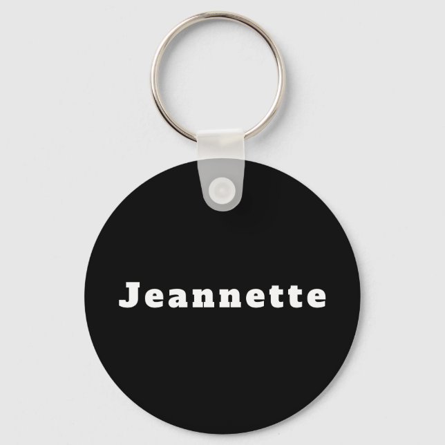Porte-clés Jeannette (Recto)