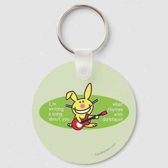 Porte-clés J'écris une chanson (Recto)