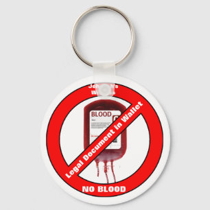 Porte-clés Jehovah's Witness No Blood
