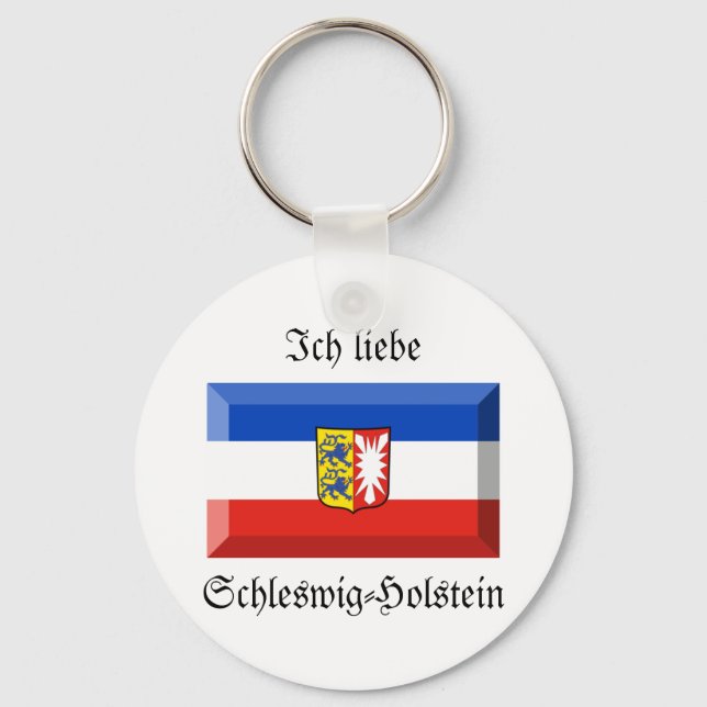 Porte-clés Jem Drapeau Schleswig-Holstein (Recto)